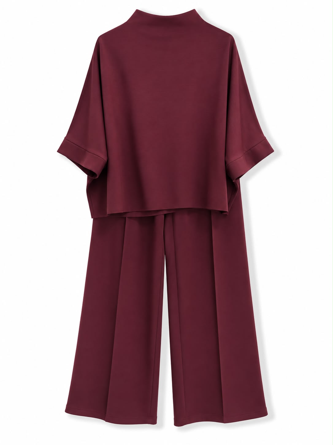 set pantalone e casacca Bordeaux