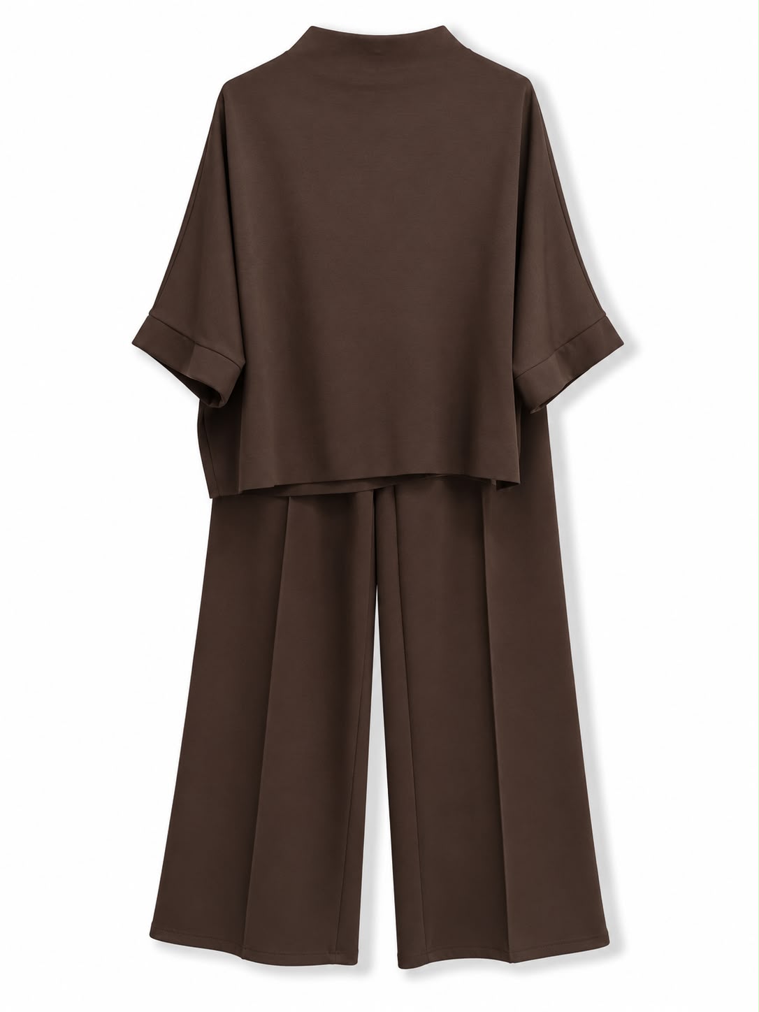 set pantalone e casacca Marrone