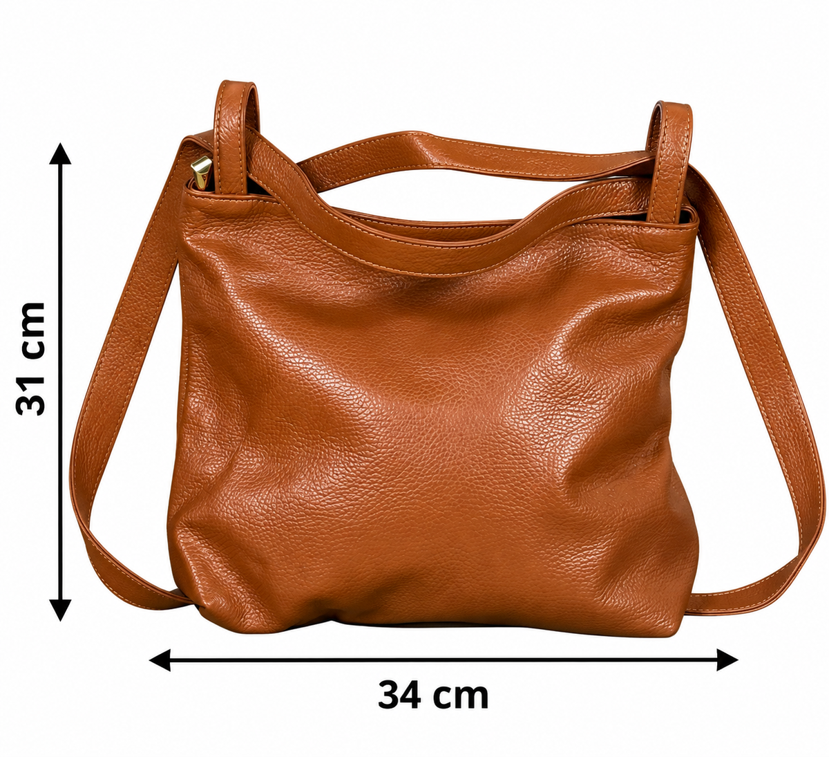 Borsa zaino piccolo Cuoio