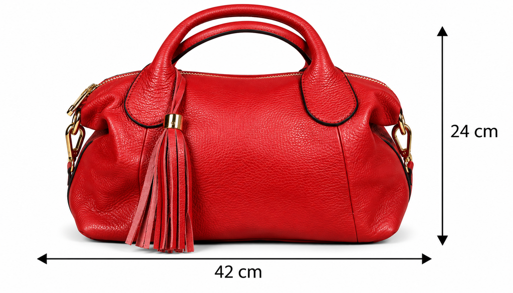 Borsa Lisa Rosso