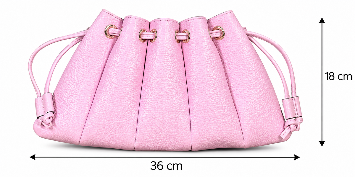 Borsa conchiglia Rosa